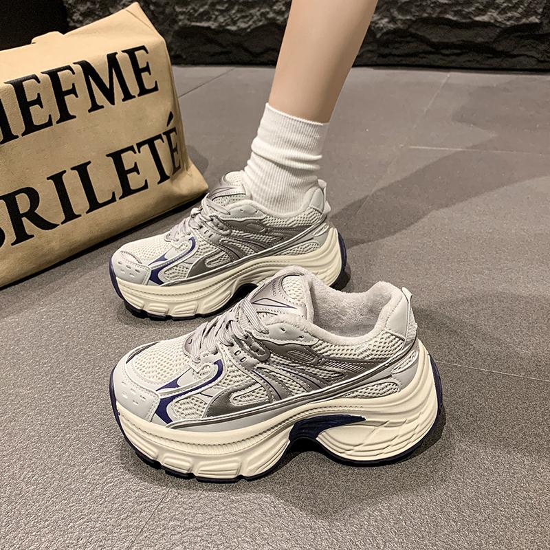 Мода на открытом воздухе Новая мода 2024 года Высококачественная однотонная обувь для женщин Нескользящая осенняя женская вулканизированная обувь Zapatillas Mujer