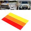 2 Pcs Classic Retro Tri-Color Stripe Decal Sticker for Toyota Tacoma 4Runner Tundra Rav4 Accessories, Grille Fender Hood Side Skirt Bumper Side