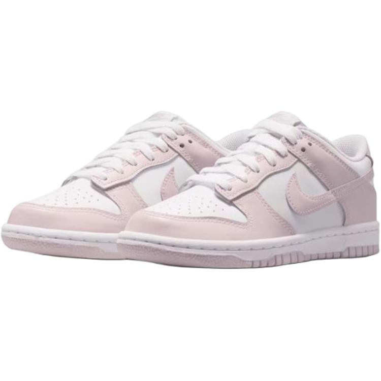 Nike Dunk Low GS White Light Violet Kids Sneakers Pink FB9109-128