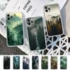 Чехол для телефона "Горный Лес" Для IPhone 16 15 14 13 12 Mini 11 Pro XS Max X XR SE 6 7 8 Plus Мягкий Силиконовый Чехол