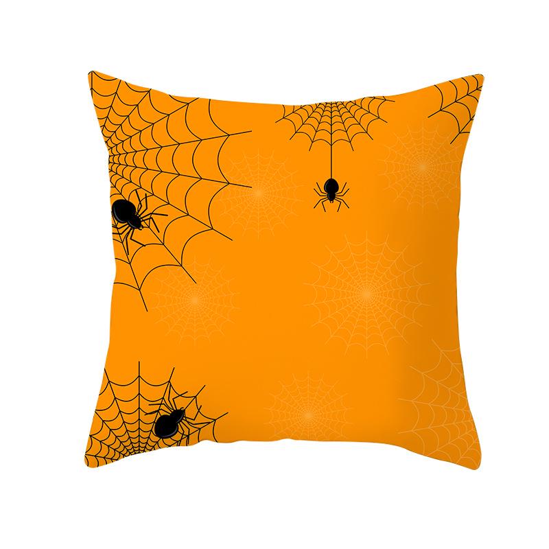 New Halloween Pumpkin Pillow Cover Home Peach Skin Home Decoration Supplies Cushion Waist Pillow Cover