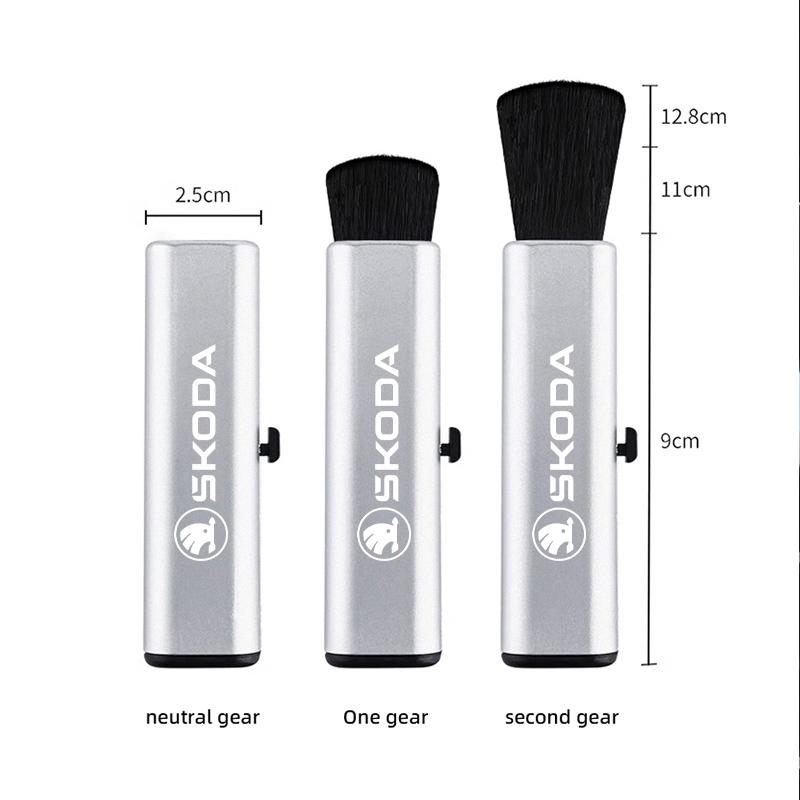 BATP9 Retractable Car Cleaning Brush Dust Tool For Skoda Kylaq Elroq Kodiaq Octavia Enyaq Kamiq Scala Rapid Superb Karoq Fabia Citigo