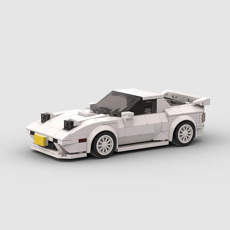 Технический Автомобиль MOC Гоночный Автомобиль Ралли Скорость Строительные Блоки Кирпичи Городской Транспорт Ретро Украшение Суперкар Игрушки Для Детей Взрослых Подарки
