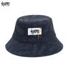 Kemer pure cotton fisherman hat trendy brand full printed logo basin hat summer women's breathable sun shading hat