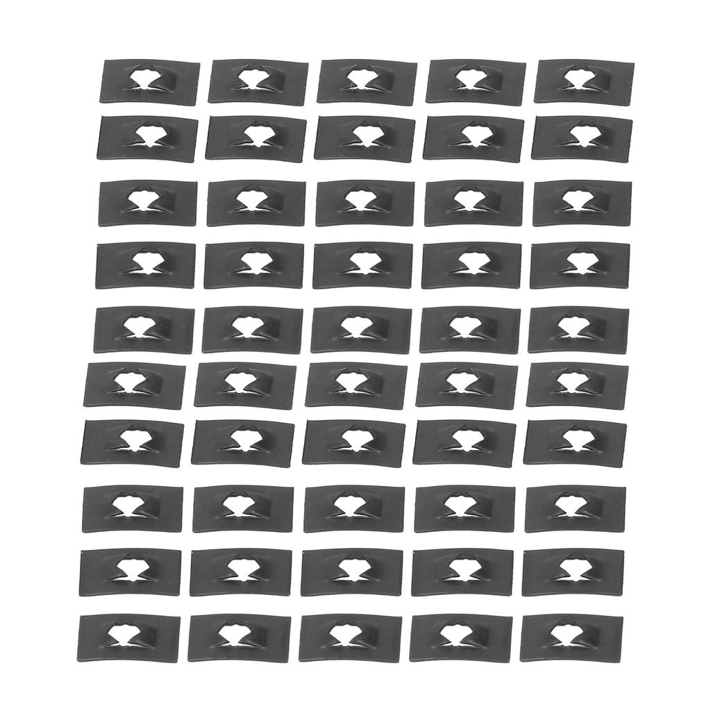 50 шт. Пружинная гайка из углеродистой стали M4 Односторонняя клипса Рид Автомобильные запчасти