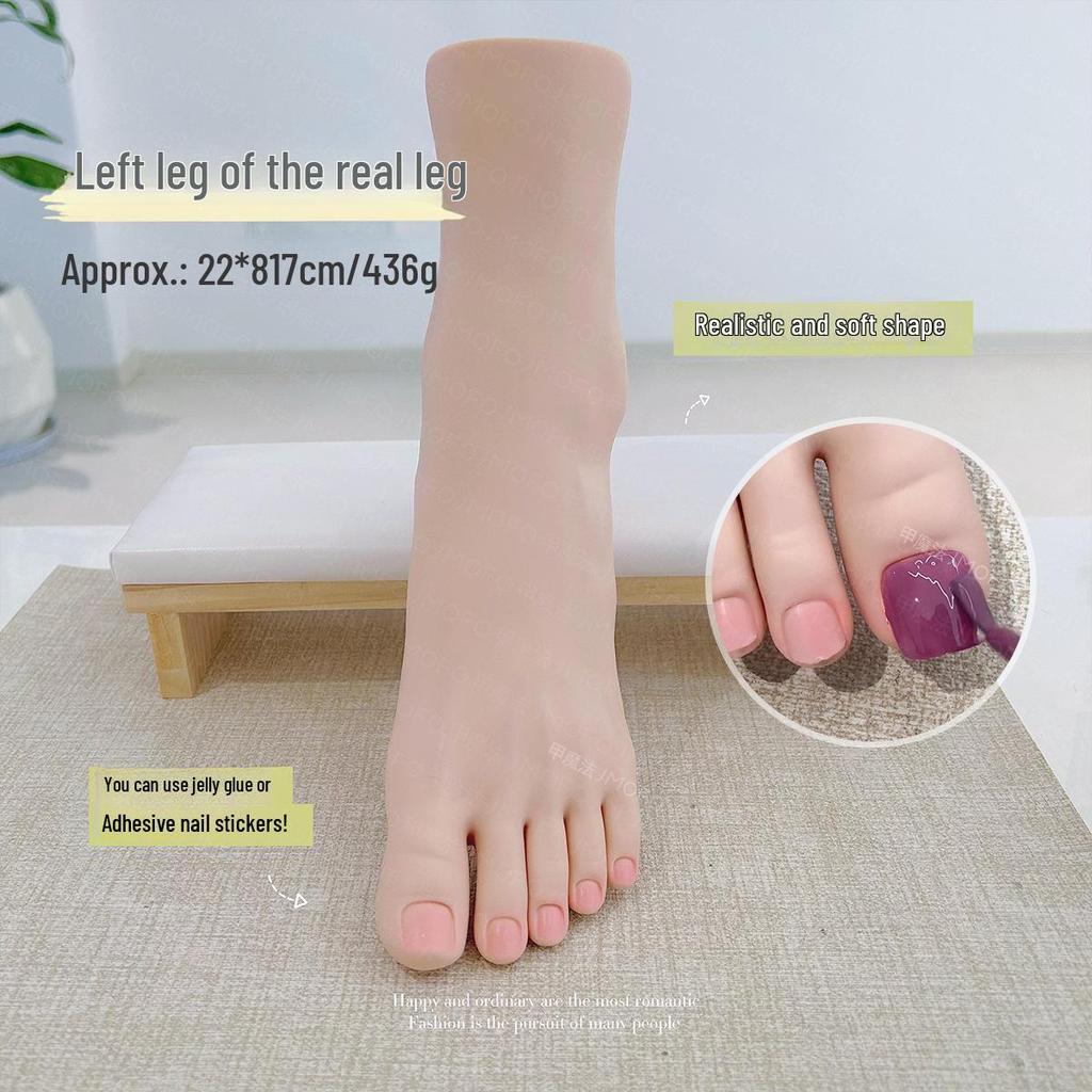 Bendable Wearable Manicure Practice Hand Model for Nail Display