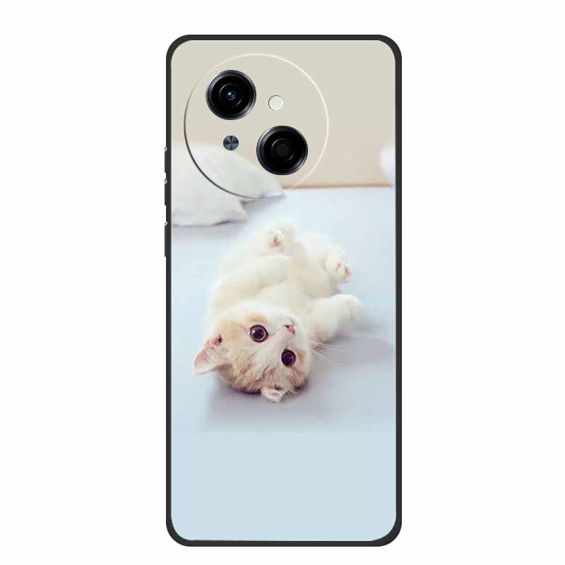 Phone Case For Tecno Spark Go 1 S Back Cover Case 6.67" Black Silicone Soft TPU Coque For Tecno Spark Go 1S Case Go1S Funda Para