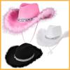 Performance Costume Party Cosplay Sequin Cowgirl Hats Cowboy Hat Cowgirl Hat Bachelorette Party Hat