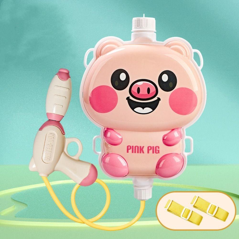 Large-capacity Water Fight Toy Cartoon Animals Summer Toy Water Water Sprayer Backpack Beach Pool