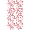 100Pcs Paper Clip Metal Hand Shaped Design Rustproof Paperclip Decoration for   School