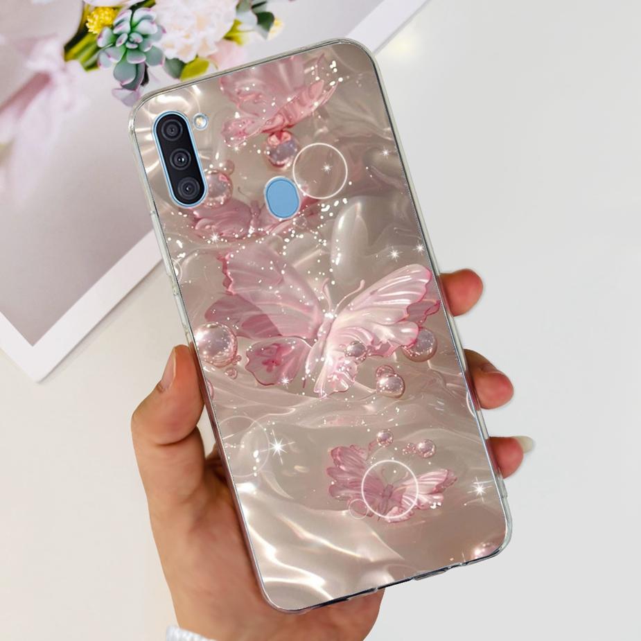 Чехол для Samsung Galaxy A11 SM-A115F Популярный Расписной Чехол Мягкий Силиконовый Чехол для Телефона Для Samsung A11 M 11 Galaxy M11 M115F Fundas