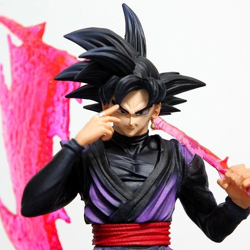 37 см Dragon Ball Super Saiyan Ros Goku Стоящая Фигурка Аниме Модель Статуя Коллекция Настольное Украшение Орнамент Игрушка Подарок