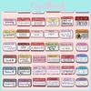 Creative Colorful Letter Badge Set Adorable Metal Brooches For Charming Accessories