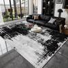 Abstract Art Carpet Black White Fashion Living Room Large Rugs Modern Decoration Non-slip Carpets Bedroom Easy Clean Soft Mats