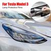 TPU Lamp Protector Film Set Headlight Taillight Foglight Color-Changing Film For Tesla Model 3 Protective Film Changing Films Modification