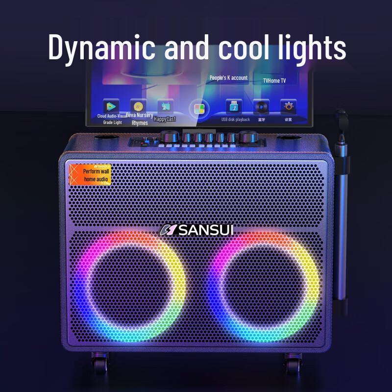 Sansui MD289 Portable Outdoor KTV Speaker System with Display