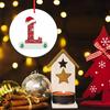 Рождественский кулон, креативное индивидуальное подвесное украшение с алфавитом для праздничного украшения рождественской елки