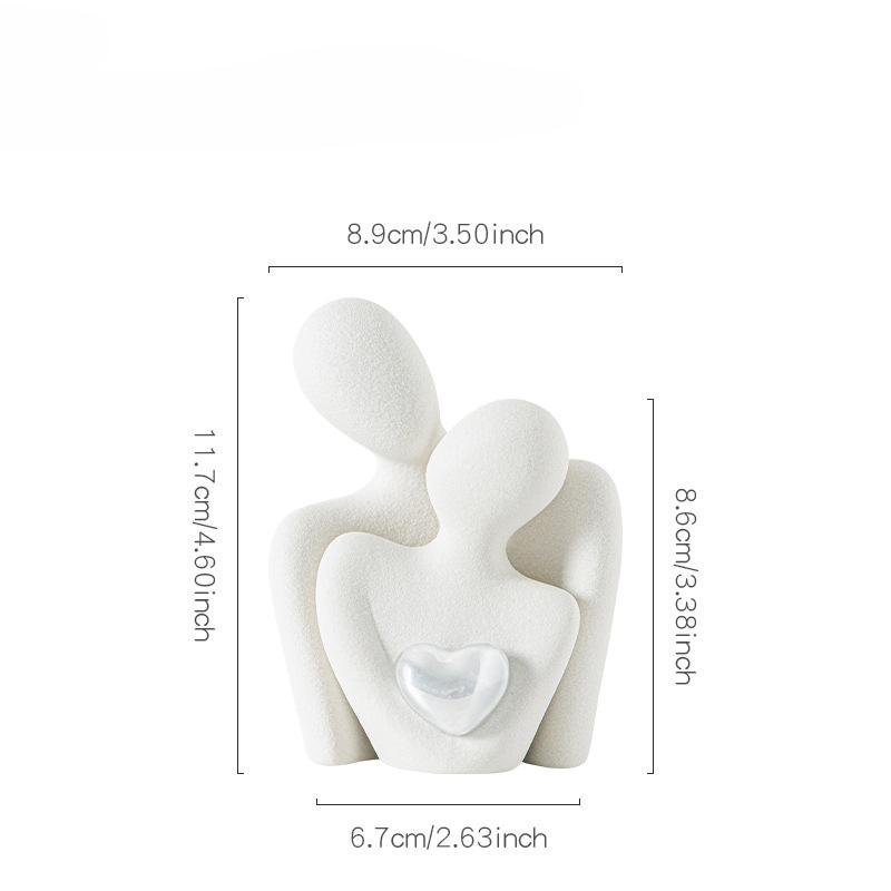 Керамическое украшение ручной работы Свадебный подарок Украшение для пары Керамическое украшение для свадебной комнаты Свадебный подарок на Танабату