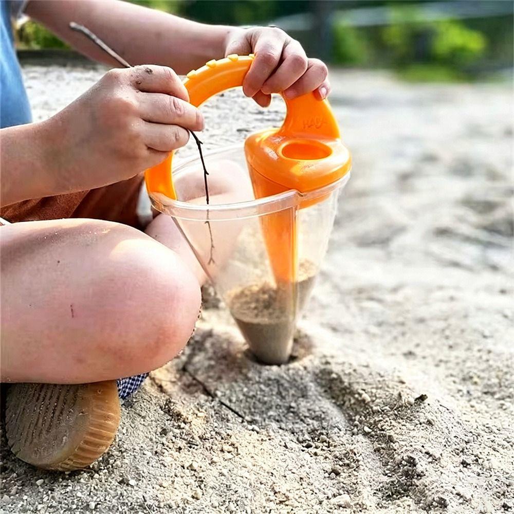 Handheld Beach Sand Funnel Multifunctional Overflow Funnel Toy Creative Sand Funnel Toy  Beach Play
