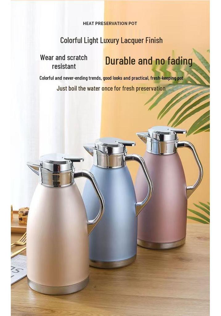 Stainless Steel Large Capacity Hot Water Kettle for Home, Restaurant, or Hotel Use