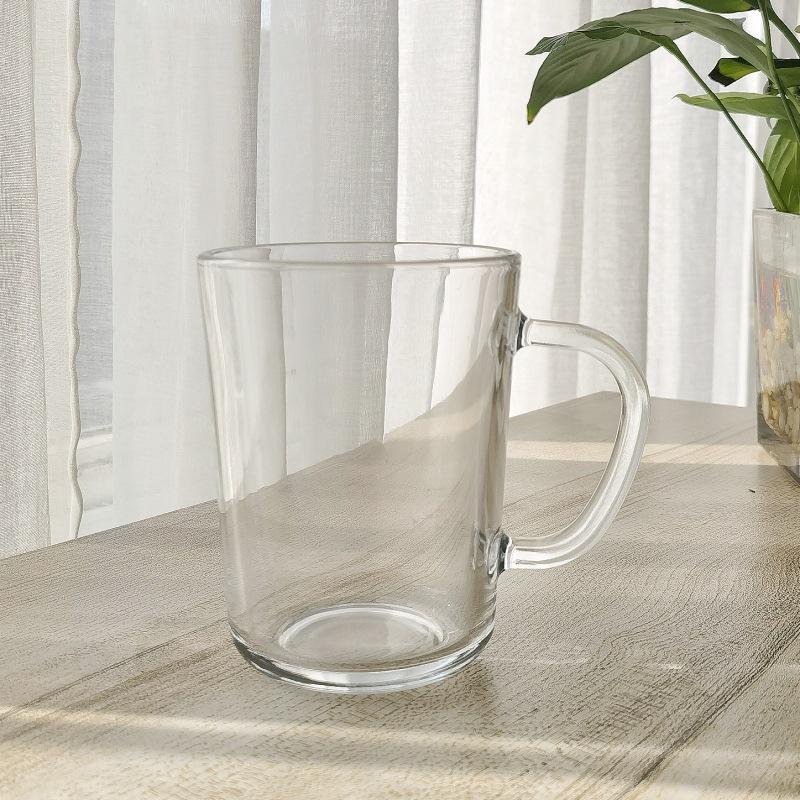 Милая мультяшная стеклянная чашка для молока с крышкой и ложкой, персонализированный подарок.