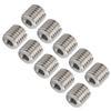 10Pcs Thread Inserts Male Female Reducing Nut Stainless Steel Repair Tool Hardware Fastener