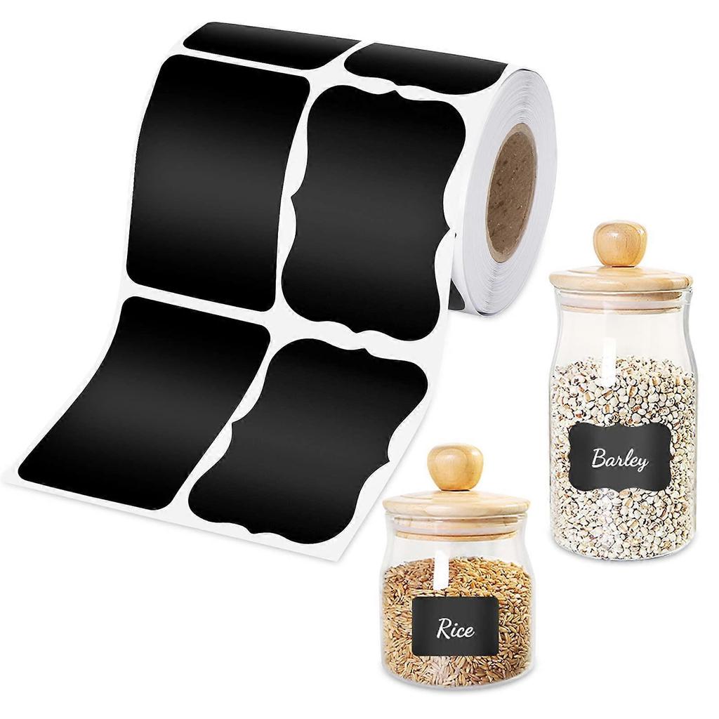 240 Pcs Chalkboard Label Stickers, Reusable Waterproof Blackboard Label Stickers for Mason Jars, Storage Bins