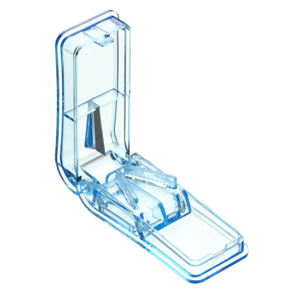 Slicer Pill Case Storage Tablet Divider Multiple Pill Cutter for Small or Large Mini Pill Splitter