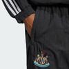 adidas Оригинальные удобные мягкие трикотажные джоггеры с манжетами Newcastle United FC для мужчин, черные IX5160