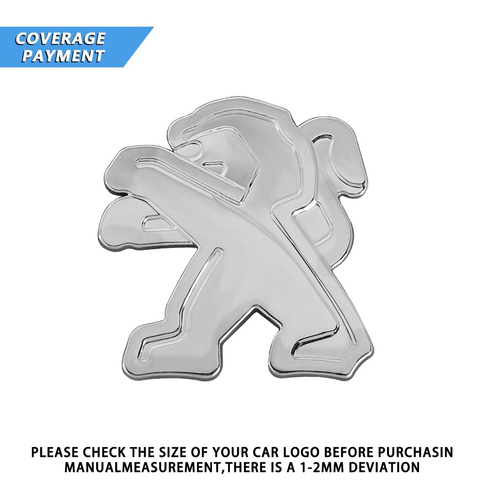 ABS Car Steering Wheel Sticker Emblem Badge for Peugeot 308 307 408 208 508 3008 2008 3008 5008 Interior Accessories