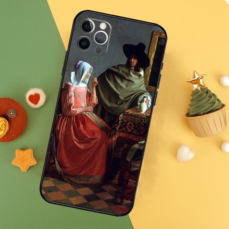Johannes Vermeer Phone Case For iPhone 17 Pro Max 17Air 16E 15 14 13 12 11 16 Pro Max Mini Shockproof Cover