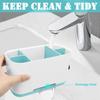 Multi-functional Toothpaste Holder Plastic Bathroom Storage Organizer Toothbrush Holders  Home