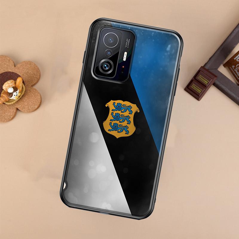Estonia Flag Case For Xiaomi POCO X7 X6 Pro X3 X5 M6 F3 F5 F6 Pro 11T 12T 13T 14T Pro 13 14 Ultra Cover