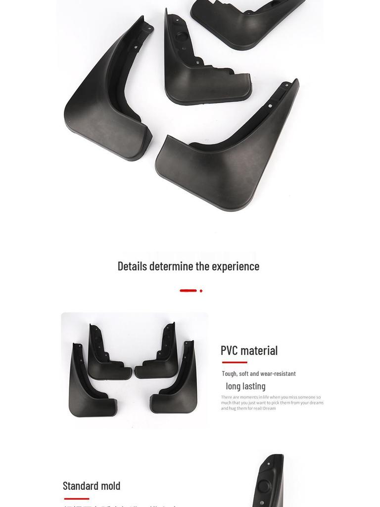 Dongfeng Fengguang 500 Mudguard - Enjoy Edition/Basic Type Soft Rubber Mud Flap