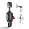 JINGCHEN Action Camera Mount 360 Degree Rotation Gopro Mount Adjustment Gopro Accessories Camera Mount Adapter Aluminum Vertical Stand Tripod Adapter