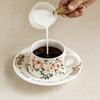 Набор кофейных чашек и блюдец «Легкая роскошь» Высококлассный изысканный керамический набор чашек Бытовая кружка для послеобеденного чая Подарочная чашка