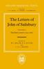 Книга The Letters of John of Salisbury: Volume I: The Early Letters (1153-1161)