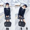 AOTYP Школьная форма для девушки JK Косплей Костюм Лента Плиссированная Клетка Идеально для Mori School Размер M Пиджак, Форма, Набор из 5 предметов, Рубашка, Юбка,
