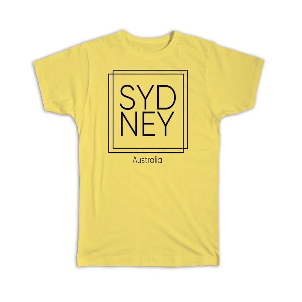 Gift T-Shirt : Sydney Australia Souvenir Travel Beach Expat Country Tourism