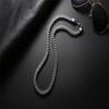 Ожерелье в стиле хип-хоп, мужская цепочка из титановой стали, толстое индивидуальное украшение, аксессуары для уличных танцев для мальчиков, ожерелье