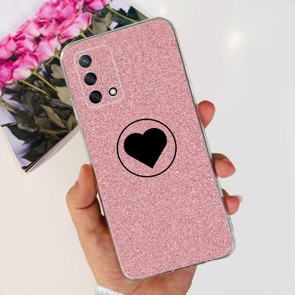 For Oppo Reno 6 Lite Case CPH2365 Reno6 Lite Cover Fashion Butterfly Flower Soft Silicone Funda on OPPO A74 A95 4G CHP2219 Cases