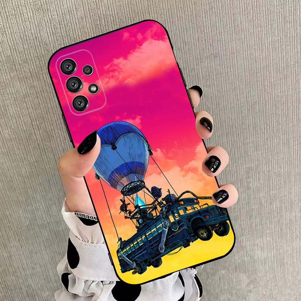 R-Royales F-Fortnites Phone Case For Samsung Galaxy A20,A21s,A22,A31,A32,A52,A53,A72,73,A80,A91 Soft Black Cover
