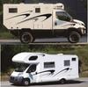 6 Pcs Car Camper RV Trailer Vinyl Stripes Graphics Decals Decoration Stickers