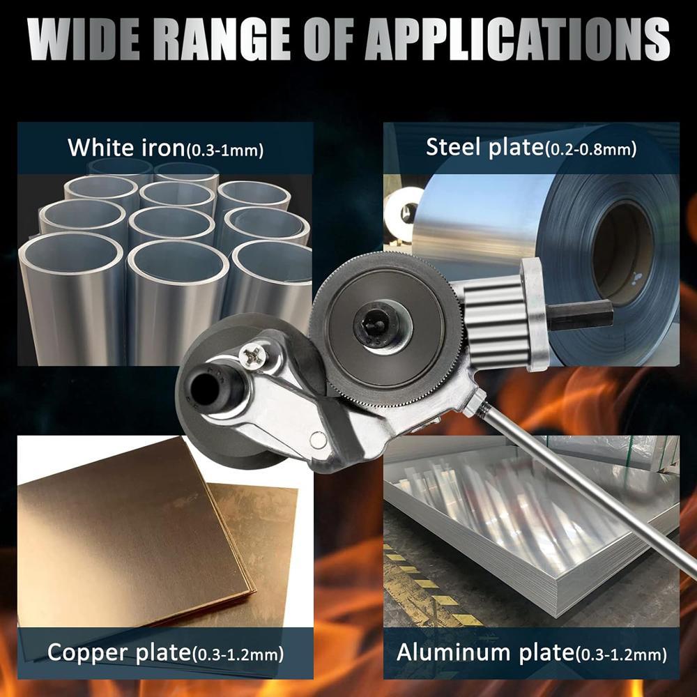 Электрическая дрель, насадка для резака пластин, металлический двухголовый инструмент для резки листов, дырокол для резки пластин, ножницы, сверло для резака меди