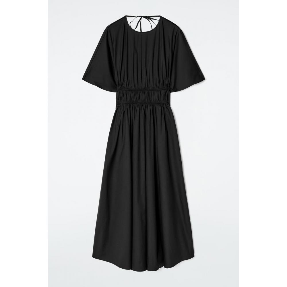 COS Платье миди с открытой спиной Japan Gather