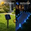 Energy Saving Patio Stake Decorations 10/20Pcs Solar Pathway Lights LED Multicolor Bubble Garden Waterproof Blue Lights for Outdoors Powered Outdoor