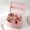 Square Transparent Mesh Cosmetic Bag Lightweight Storage Toiletry Bag  Camping