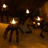 Halloween Skull Lantern Atmosphere Setting Props Skeleton Foot Night Light Halloween Party Decoration Led Candle Light