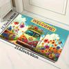 VIKAMA Cartoon Train Carpet Colorful Doormat Welcome Mat Soft Rug For Bedroom Carpet For Live Room Bathroom Mat Home Decor