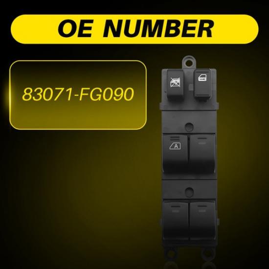 Для Subaru Forester 2007-2011 Передний Левый Главный Переключатель Стеклоподъемника 83071-FG090